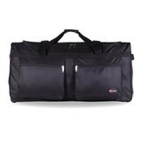40" Black Heavy Duty Polyester Large Rolling Duffel Bags/travel/duffle on Wheel