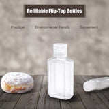 40 Pack 2 Oz Plastic Refillable Bottles with Flip Cap, Travel Size Bottles, Reusable Containers for Business Trip, Outdoor Camping