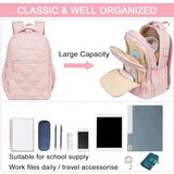 Bluboon Backpack for Women 15.6 Inch Laptop Bookbag College School Backpack Girls Schoolbag Compartment Daypack for Business Travel