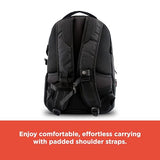RadioShack All-Purpose 15.6" Laptop Backpack, Men's and Women's Backpack with Secure Laptop Compartment Provides Easy Organization and Transportation for Laptops up to 15.6", Tablets, and More