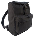 Rothco Canvas Daypack – Heavy-Duty Cotton Canvas Backpack for Hiking, Camping, Traveling, and Daily Use – 34L Capacity, Black