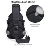 WITZMAN Sling Bag for Men Casula Crossbody Bag with Shoulder Strap Pocket