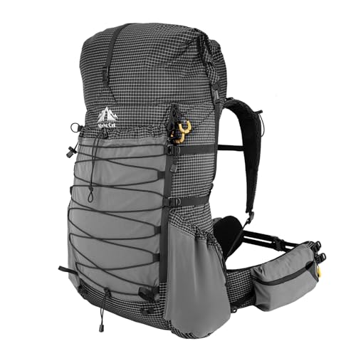 Night Cat Internal-frame Hiking Backpcack: 50L / 60L / 70L Roll Top Lightweight Travel Backpack with Rain Cover for Men Women Hiking | Backpacks4Less