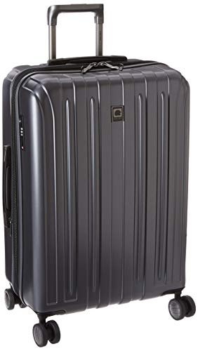 DELSEY PARIS Titanium Hardside Expandable Luggage with Spinner Wheels Checked Luggage, Graphite, Checked-Medium 25 Inch | Backpacks4Less