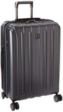 DELSEY PARIS Titanium Hardside Expandable Luggage with Spinner Wheels Checked Luggage, Graphite, Checked-Medium 25 Inch | Backpacks4Less