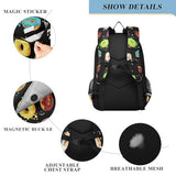 Meocouoe Kids Doughnut Backpack for Boys Girls Schoolbag Children Teens Elementary Middle School Bags Lightweight Student Bookbag
