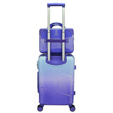 World Traveler Highways 2-Piece Hardside Carry-On Spinner Luggage Set - Lavender