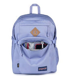 JanSport Main Campus FX Backpack - Travel or Work Bag w 15-Inch Laptop Pack with Leather Trim, Lavender Ash