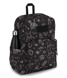 JanSport SuperBreak Plus Backpack with Padded 15-inch Laptop Sleeve and Integrated Bottle Pocket - Spacious and Durable Daypack for Work and Travel - Cosmic City
