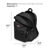 EASTPAK Pinnacle – 38L Everyday Backpack with Dual Compartments, Organizer Front Pocket, Padded Back Panel & Shoulder Straps, Ultra Marine