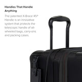 TUMI - Aerotour 4 Wheel Expandable Luggage - Men's and Women's Lightweight Business and Leisure Travel Suitcase - 21.75" Continental Expandable Carry-On, Black