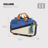 Topo Designs, Unisex, Mini Quick Pack, Cobalt/Midnight, One Size