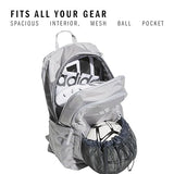 adidas Stadium Soccer Backpack – Team Sports Bag with Ball Pocket, 36L