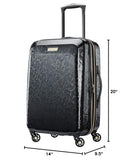 American Tourister Belle Voyage Hardside Luggage with Spinner Wheels, Black, Carry-On 21-Inch