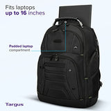 Targus Drifter Essentials Laptop Backpack, Travel Backpack for Laptops up to 16" Backpack for Men & Women, College Back Pack Bookbag or Work Backpack, School Bag Travel Backpack Black(TBB63805GL)