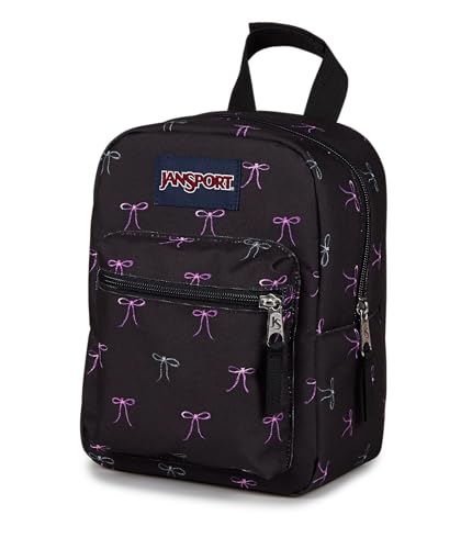 JanSport Big Break Insulated Lunch Bag - Small Soft-Sided Cooler Ideal for Class, Work, or Meal Prep, Bad Bows