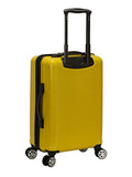 Rockland Horizon Hardside Expandable Spinner Wheel Luggage Set, Yellow, 3-Piece Set (20/24/28) (F237-YELLOW)