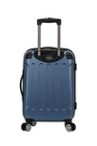 Rockland London Hardside Spinner Wheel Luggage, Blue, Carry-On 20-Inch