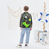 Meetbelify Boys Dinosaur Backpack for Elementary Kindergarten School Bag with Lunch Box Set Kids Backpack Set for Boys Age 6-8