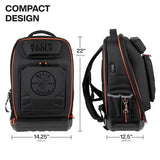Klein Tools 62809MB MODBox Hard Shell Backpack with Protective Front Shell, 40 Pockets, Laptop Sleeve USB-C Port, MODBox Compatible, Heavy Duty