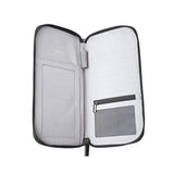 Mia Toro Mia Toro Credit Card Id Holder With Rfid Blocking Long Wallet Travel Wallet, Gray