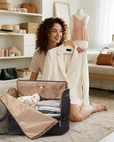 LOVEVOOK Garment Bags for Travel,Convertible Garment Bag for Women with Shoe Pouch,Carry on Duffel Bag with Toiletry Bag, 2 in 1 Hanging Suitcase Suit Bag,Waterproof Weekender Bags for Business Trip