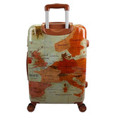 World Traveler VentureX Medium Checked Luggage, Hardshell Suitcase With Spinner Wheels - Europe