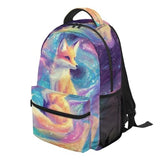 Doojoayie School Backpack for Kids Cute Girls Bookbags Fox Backpack for Girls Ages 8-10 Large Capacity & Heavy Duty Kids School Bags with 2 Side Mesh Pockets