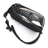 Pacsafe Vibe 325 10 Liter Anti Theft Sling Bag/Crossbody-Fits 13 inch Laptop Casual Daypack, Black, One Size