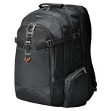 EVERKI Business 120 Laptop Backpack 40L with Rain Cover - Large Compartment Fits Up To 18.4", Travel Friendly Lightweight Business & Office Bag, 180° Fold-Out Design, Multiple Padded Pockets, Black