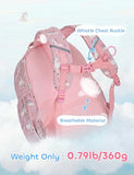 VASCHY Corduroy Kids Backpack for Boys Girls 3-6 Yrs, Toddler Backpack for Preschool Kindergarten, Cute Schoolbag for Daycare - Pink Unicorn