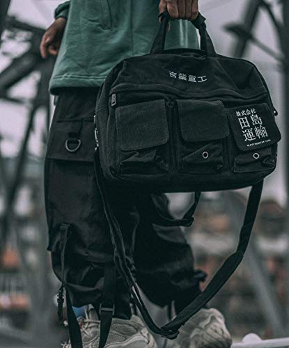MFCT Men's Messenger Crossbody Bag Black