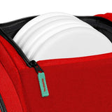 MVP Disc Sports Voyager Slim Backpack Disc Golf Bag (Red)