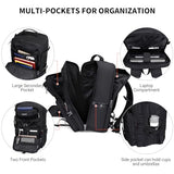 WITZMAN Carry On Travel Backpack for Men Large Convertible 45L Nylon Backpack 3 in 1 Bag and Nylon Sling Bag Travel Crossbody Bag Waterproof Casual Hiking Daypack