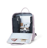 KALIDI Casual Laptop Backpack 15 Inches Classic Camping Rucksack Travel Outdoor Square Daypack College Hiking Gym Bag, Purple
