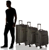 Dejuno Executive 3-Piece Spinner Luggage Set With USB Port - Grey