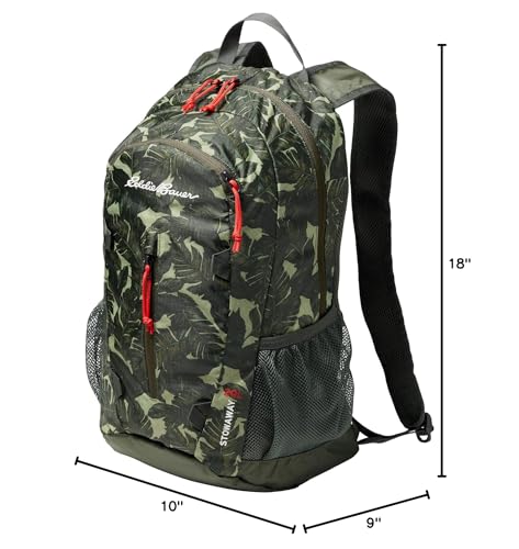Eddie Bauer Stowaway Packable Backpack | Travel | Outdoor | Lightweight | Foldable | Durable | Ripstop Polyester | 20L - Dark Loden