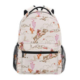 Fisyme Cowgirl Western American Laptop Backpack Bag Bookbag Casual Travel Hiking Computer Notebooks Daypacks