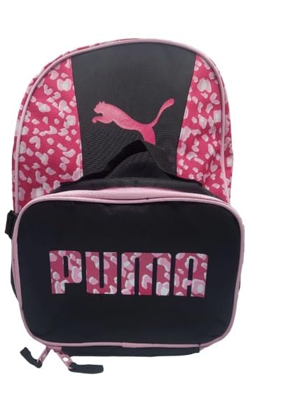 PUMA KIDS' EVERCAT BACKPACK & LUNCH KIT COMBO Pink Cheetah