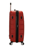 Rockland Melbourne Hardside Expandable Spinner Wheel Luggage, Red, Checked-Large 28-Inch (F1603-RED)