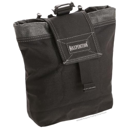 Maxpedition Rollypoly Folding Dump Pouch (Black) 9.4 inch