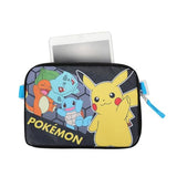 BIOWORLD Boys Pokemon Starters 16" Backpack Five-Piece Set w/Padded Utility Case, Medium Utility Case, Lanyard with Pokeball Charm, and Carabiner (Little Kid/Big Kid) Blue One Size