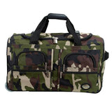 Rockland Rolling Duffel Bag, CAMO, 22"