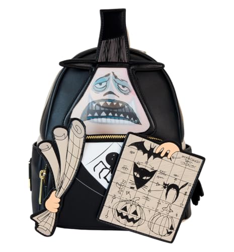 Loungefly The Nightmare Before Christmas Mayor with Plans Cosplay Lenticular Mini Backpack