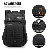 Mardingtop 60L Internal Frame Backpack + 25L Cordura Hiking Backpack