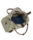 London Fog Cambridge 20" Weekender Bag, Olive Houndstooth