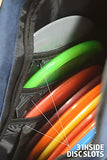Infinite Discs Slinger Deluxe Disc Golf Backpack for Quick Disc Storage, 12 Discs in Your Bag (Blue)