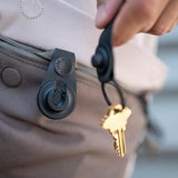 Boundary Supply H.T. Secure Key Chain Clip In Dock (Black)