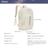 HEAD Gym Tennis Backpack for Women with Shoes Pocket Fits 15.6 inch Laptop