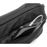 Peak Design Tech Pouch, Black, Electronics Organizer for Travel or Everyday Carry, Origami-Style Storage, Cable Pass-Through, Weatherproof Recycled Nylon, Gear Carry Bag for Men and Women
